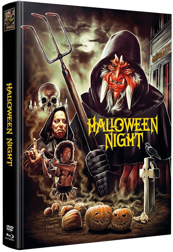 Halloween Night (1988) Wattiert, Limited Edition, Mediabook, Blu-ray + 2 DVDs