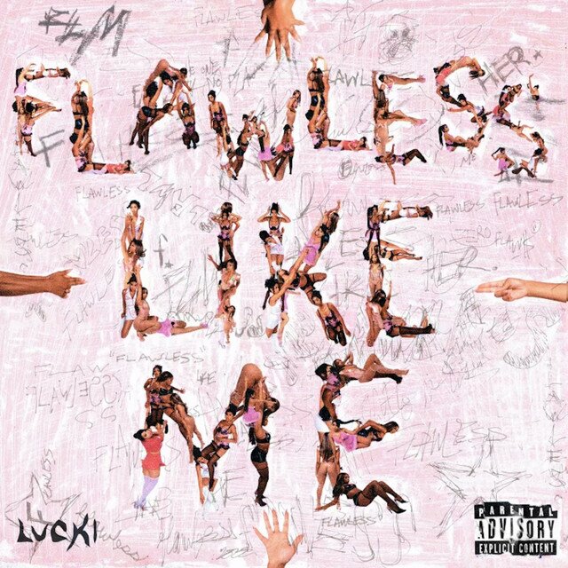 Lucki - Flawless Like Me Pink & White Galaxy, 2 LPs