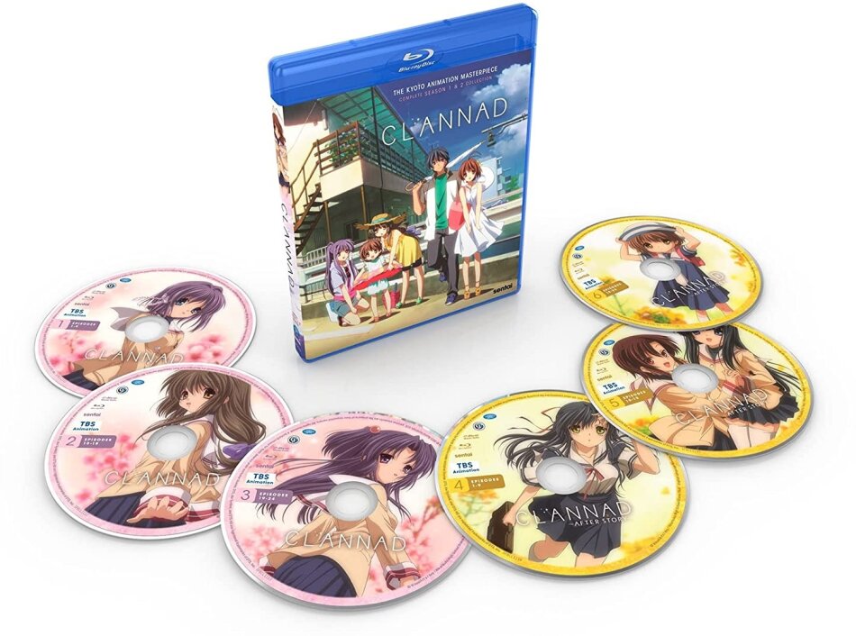 Clannad + Clannad: After Story - Seasons 1+2 6 Blu-rays - CeDe.com