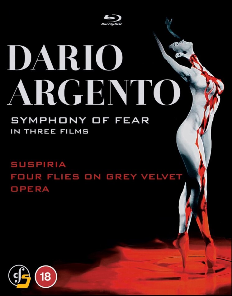 Dario Argento - Symphony of Fear in three Films - Suspiria / Four Flies On Grey Velvet / Opera 3 Blu-ray