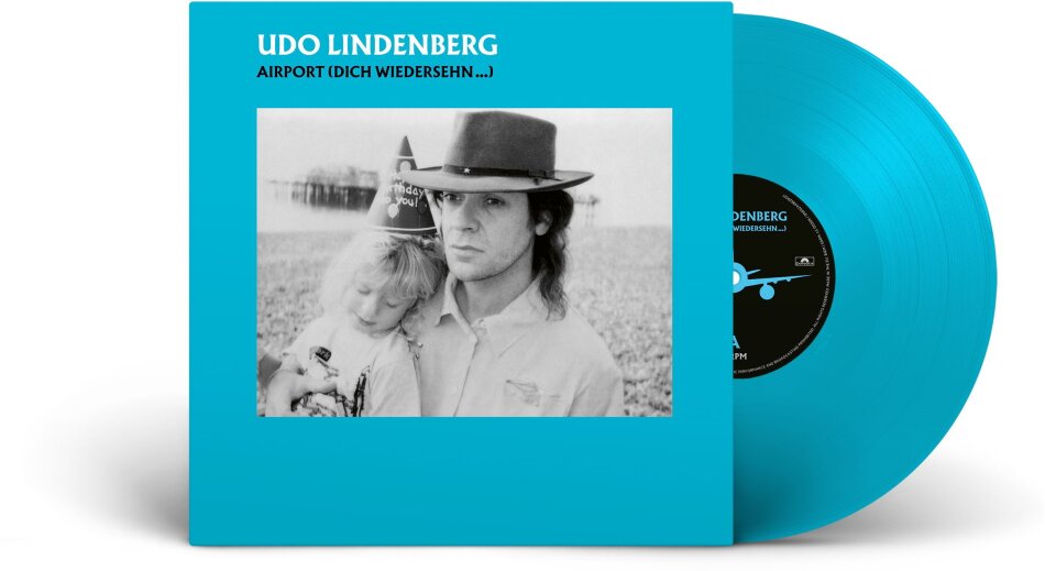 Udo Lindenberg - Airport (Dich Wiedersehn...) Limited Edition, Hellblaues Vinyl, 10" Maxi