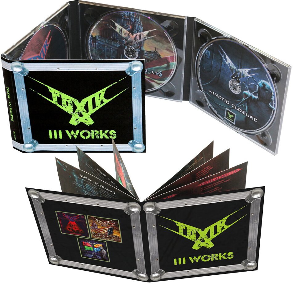 Toxik - III Works 2023 Reissue, Massacre, Digipack, 3 CD