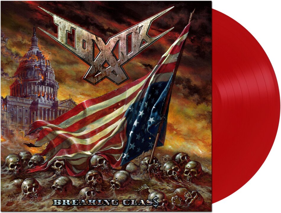 Toxik - Breaking Clas$ 2023 Reissue, Massacre, Limited Edition, Red Vinyl, LP