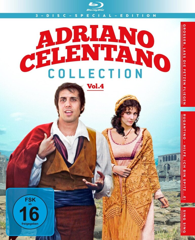 Adriano Celentano - Collection Vol. 4 Special Edition, 3 Blu-rays