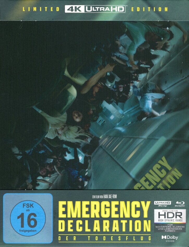 Emergency Declaration - Der Todesflug (2021) Limited Edition, Steelbook, 4K Ultra HD + Blu-ray