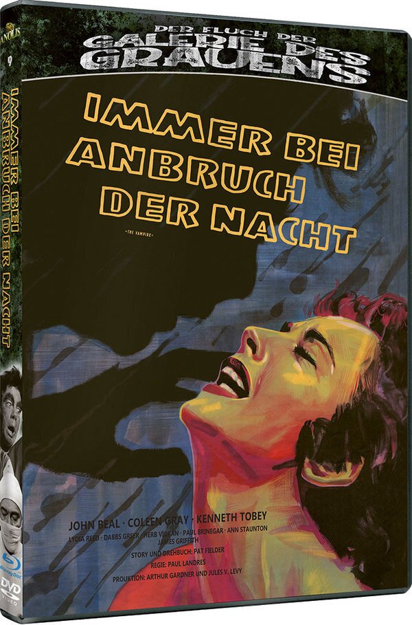 Immer bei Anbruch der Nacht (1957) Der Fluch der Galerie des Grauens, Blu-ray + DVD
