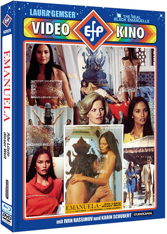 Emanuela - Alle Lüste dieser Welt (1977) Cover C, Limited Edition, Mediabook, Blu-ray + DVD