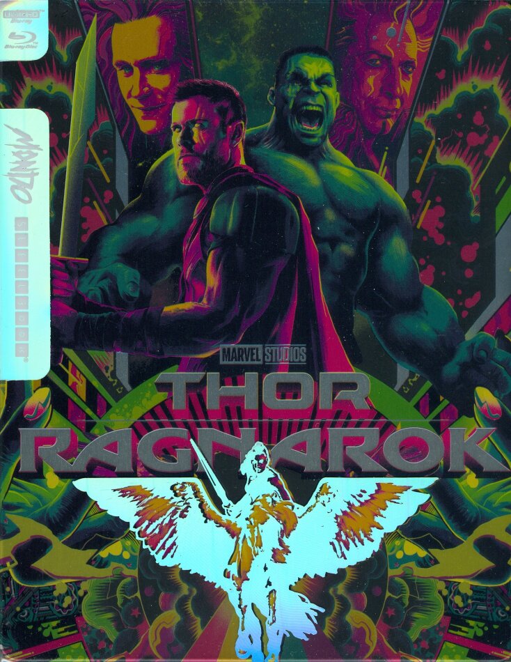 Thor 3 - Ragnarok (2017) Mondo, Édition Limitée, Steelbook, 4K Ultra HD + Blu-ray