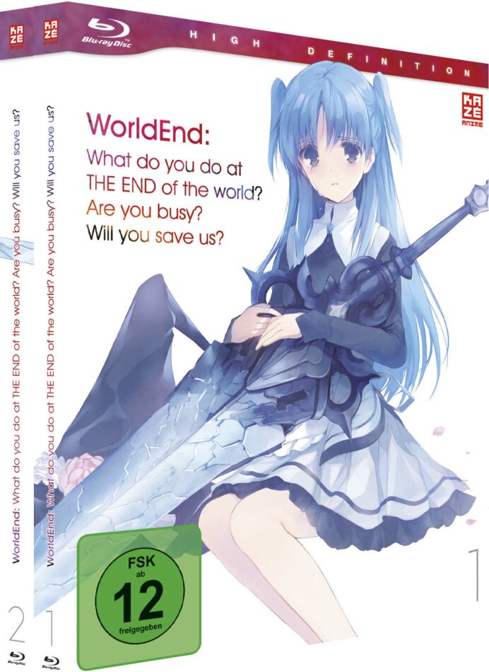 WorldEnd: What do you do at the end of the world? Are you busy? Will you save us? - Vol. 1 & 2 Complete edition, 2 Blu-rays