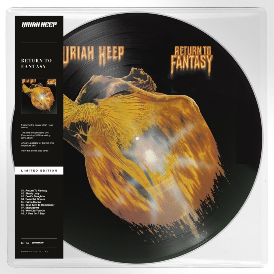 Uriah Heep - Return To Fantasy 2023 Reissue, BMG/Sanctuary, Picture Disc, LP