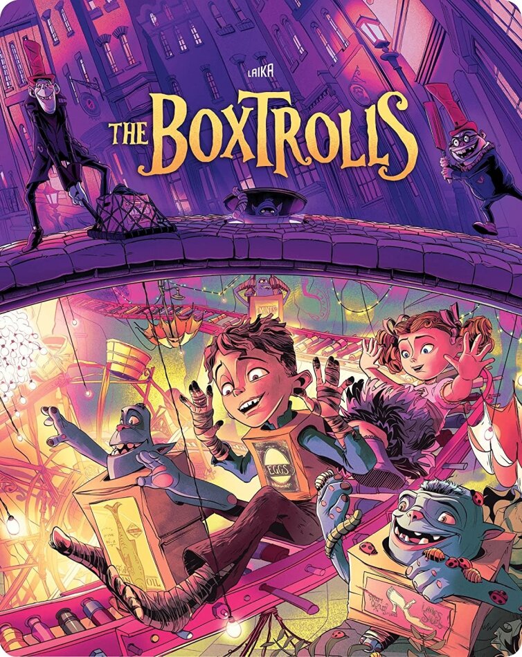 The Boxtrolls (2014) Limited Edition, Steelbook, 4K Ultra HD + Blu-ray