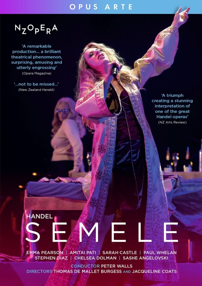 New Zealand Opera Baroque Orchestra, New Zealand Opera Chorus, Holy Trinity Cathedral Choir, Emma Pearson & Peter Walls - Semele