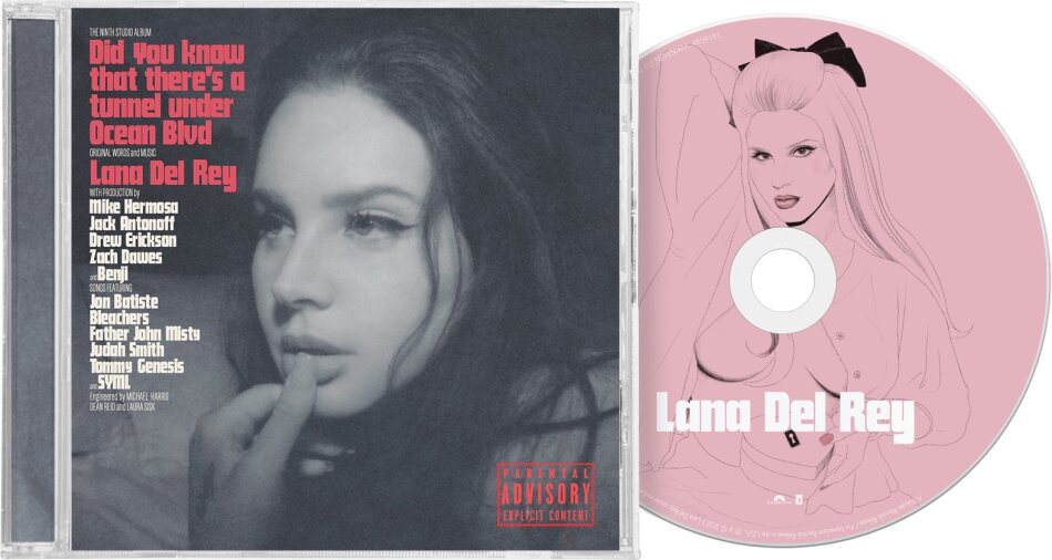 Lana Del Rey - Did You Know That There's A Tunnel Under Ocean Blvd CH Exclusive, Retail Exclusive Alt Cover, Jewelcase