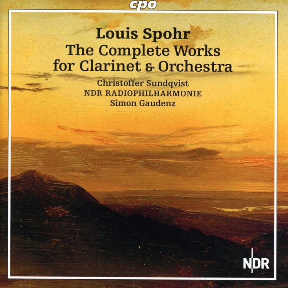 NDR Radiophilharmonie, Louis Spohr (1784-1859), Simon Gaudenz & Christoffer Sundqvist - Complete Works For Clarinet 2 CDs