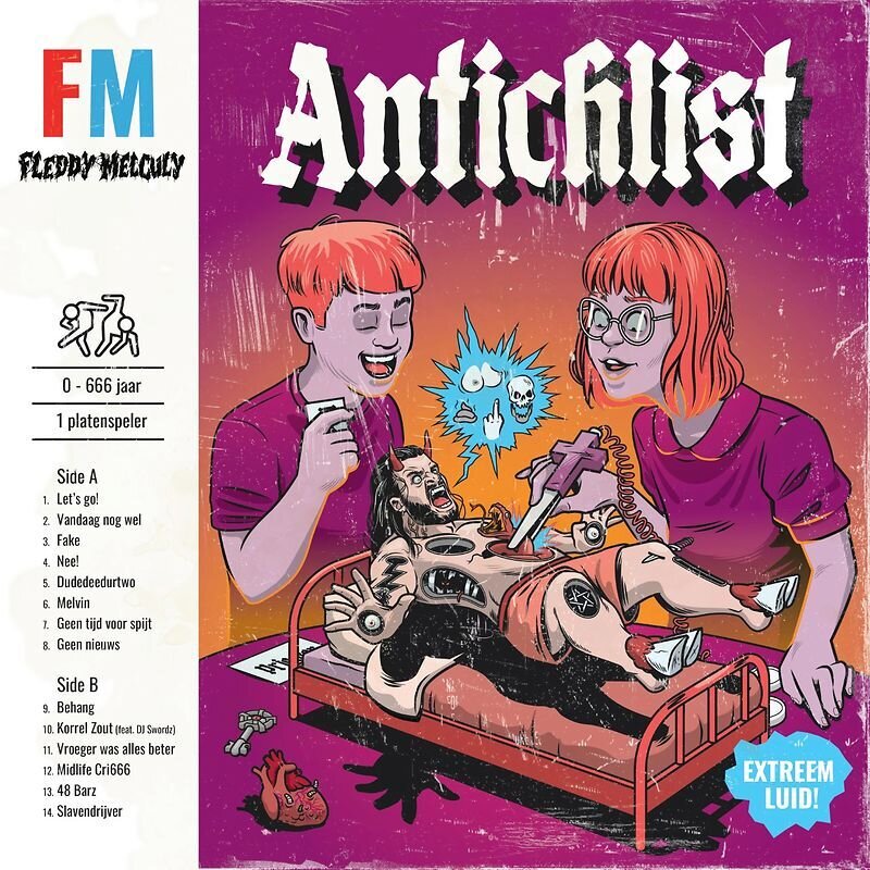 Fleddy Melculy - Antichlist Yellow Vinyl, LP