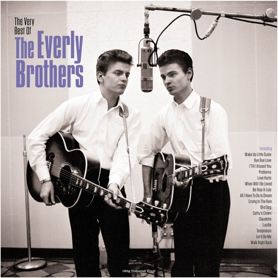 The Everly Brothers - Very Best Of 2023 Reissue, Not Now Records, White Vinyl, LP