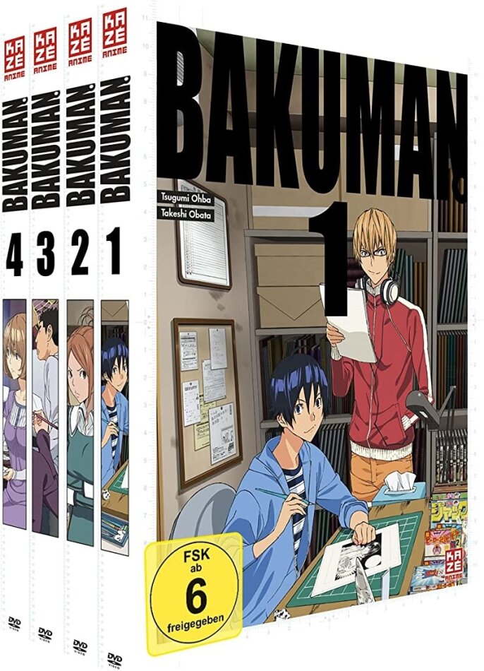 Bakuman - Vol. 1-4 Edition complète, 4 DVD