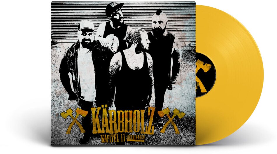 Kärbholz - Barrikaden Orange Transparent Vinyl, LP + CD