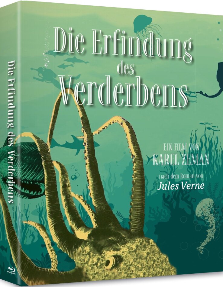 Die Erfindung des Verderbens (1958) Digipack, Cover A, Édition Limitée, Version Restaurée, Blu-ray + DVD + CD