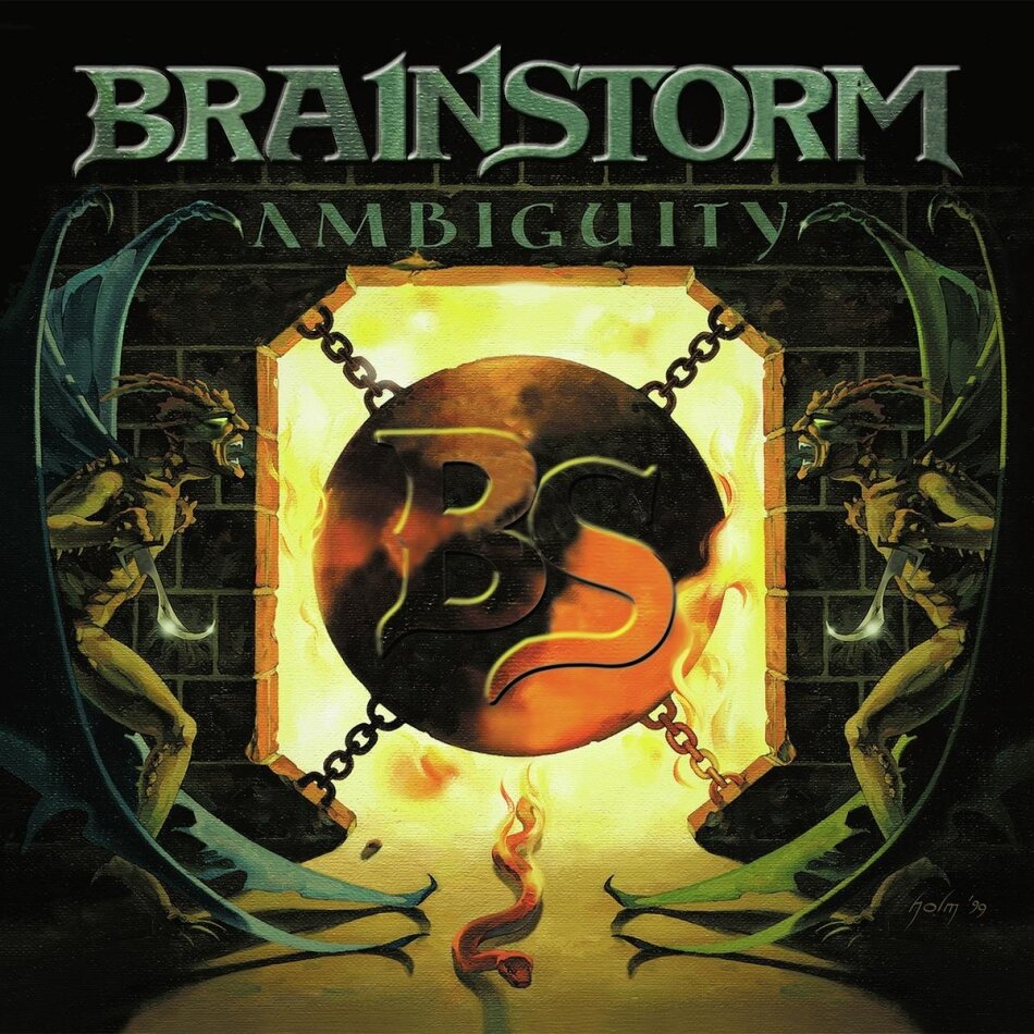 Brainstorm (Heavy) - Ambiguity 2023 Reissue, Atomic Fire Records, Gatefold, Orange/Black Marbled Vinyl, 2 LPs