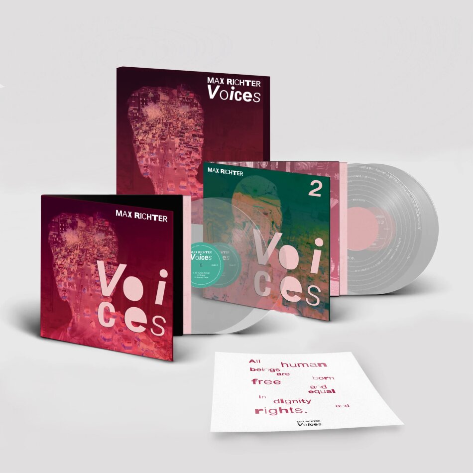 Max Richter - Voices Box, Limited Edition, Clear Vinyl, 4 LPs