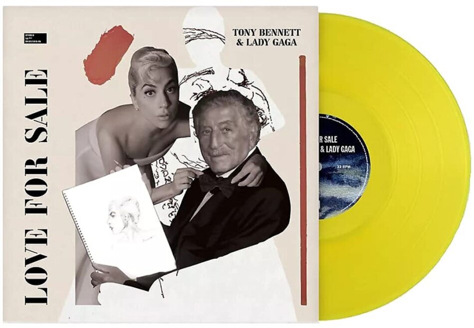 Tony Bennett & Lady Gaga - Love For Sale Limited Edition, Yellow Transparent Vinyl, LP