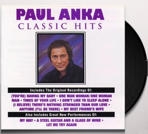 Paul Anka - Classic Hits 2023 Reissue, Curb Records, LP