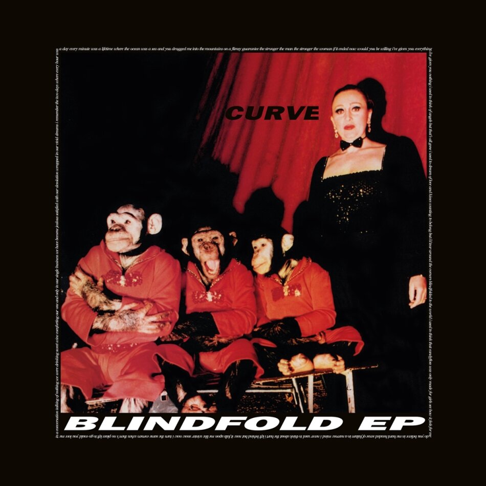Curve - Blindfold EP 2023 Reissue, Music On Vinyl, Limited to 1000 Copies, Red/Black Vinyl, 12" Maxi