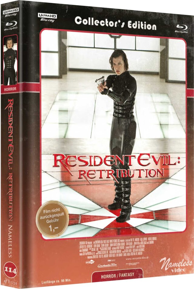 Resident Evil 5 - Retribution (2012) Cover C, Collector's Edition, Limited Edition, Mediabook, 4K Ultra HD + Blu-ray