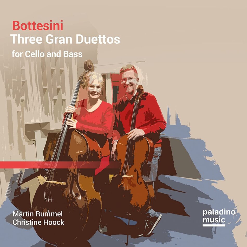 Giovanni Petronius Bottesini (1821-1889), Christine Hoock & Martin Rummel - Three Gran Duettos For Cello And Bass