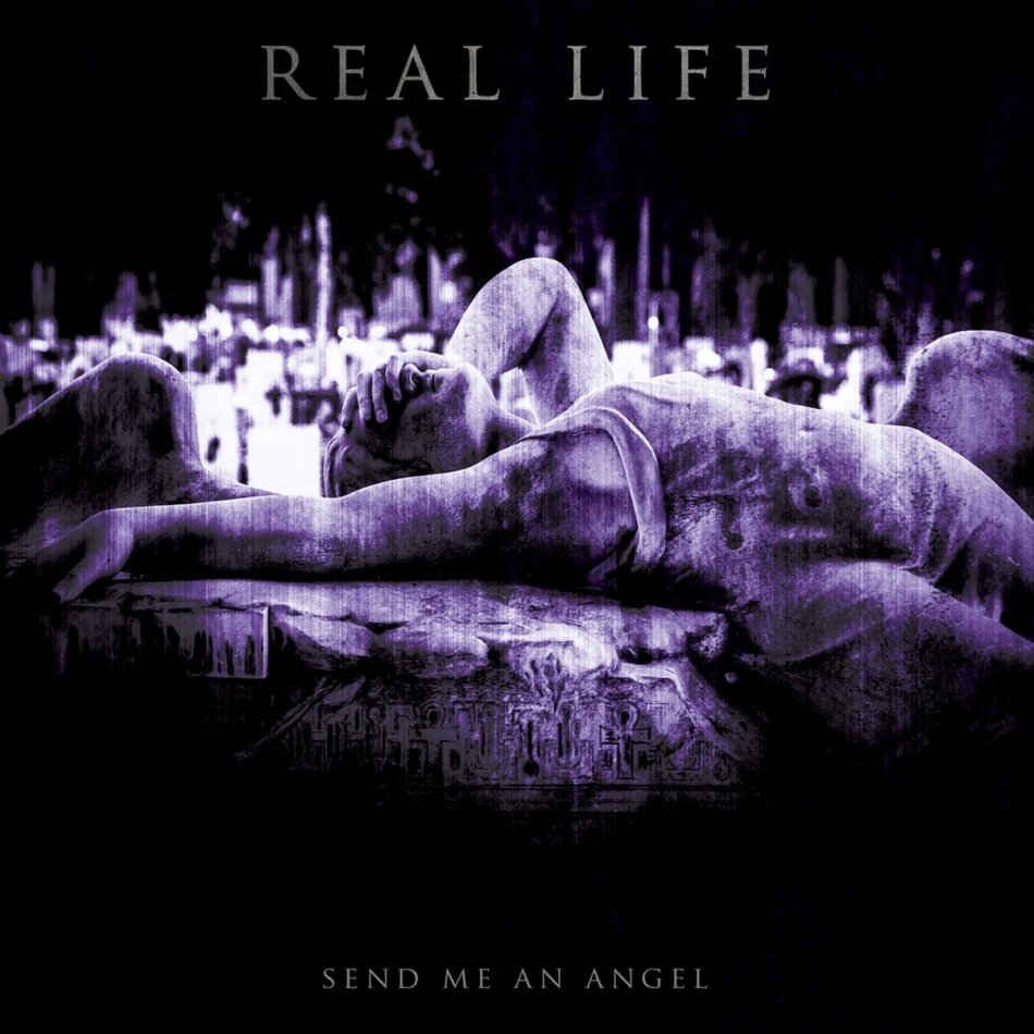 Real Life - Send Me An Angel 2023 Reissue, Cleopatra, Silver/Purple Splatter Vinyl, LP