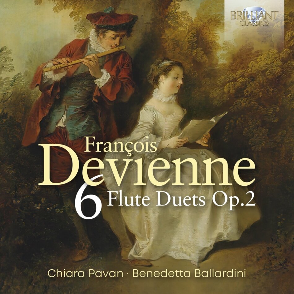 Chiara Pavan, Benedetta Ballardini, Red Quartet & François Devienne (1759-1803) - 6 Flute Duets Op. 2