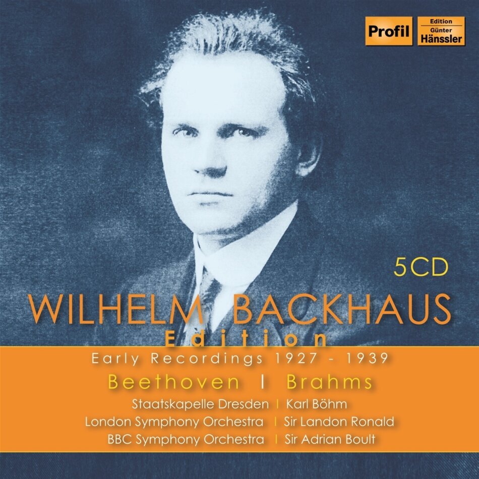 London Symphony Orchestra, Ludwig van Beethoven (1770-1827) & Wilhelm Backhaus - Wilhelm Backhaus Edition 5 CDs