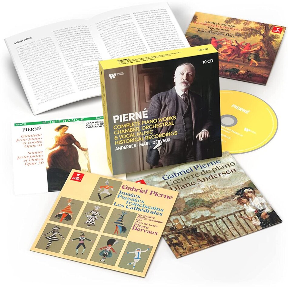 Diane Andersen, Pierre Dervaux, Jean Hubeau, Annie Challan, Lili Laskine, … - Sämtliche Klavierwerke, Kammermusik, Orchesterwer 10 CD