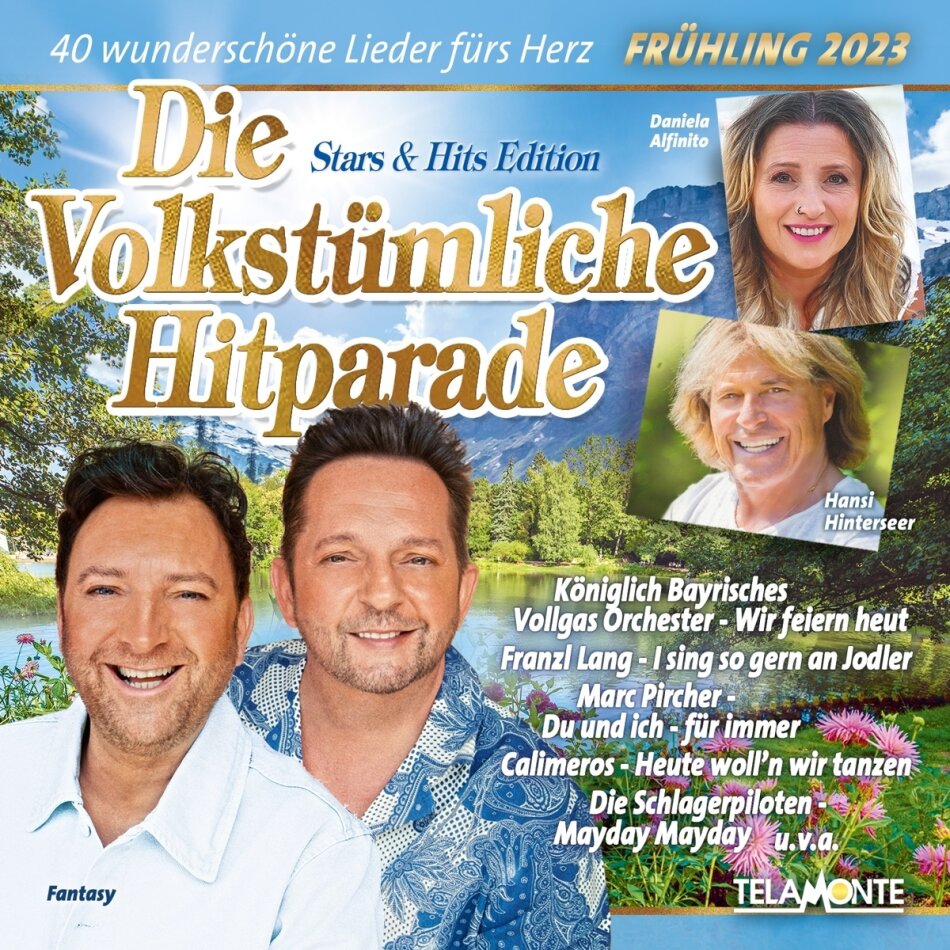 Die Volkstümliche Hitparade Frühling 2023 2 CDs