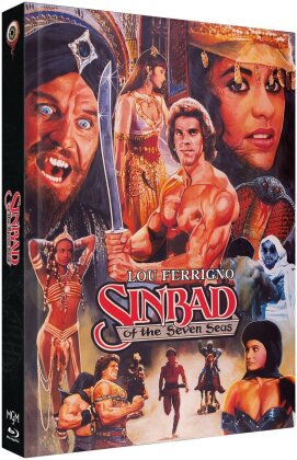 Sinbad of the Seven Seas (1989) (Cover B, Limited Edition, Mediabook, Uncut, Blu-ray + DVD)