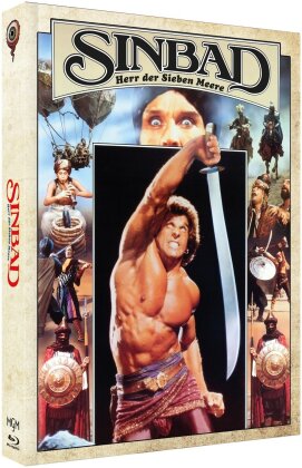 Sinbad - Herr der Sieben Meere (1989) (Cover C, Limited Edition, Mediabook, Uncut, Blu-ray + DVD)
