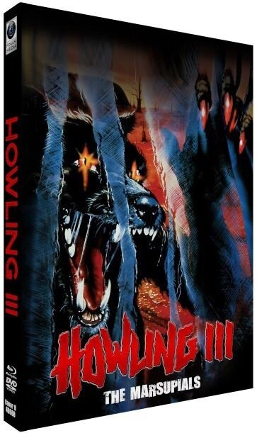Howling 3 - The Marsupials (1987) Cover B, Limited Edition, Mediabook, Blu-ray + DVD