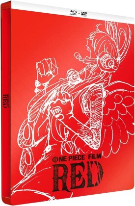 One Piece Film - Red (2022) (Limited Edition, Steelbook, Blu-ray + DVD)