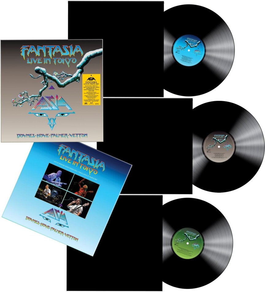Asia - Fantasia,Live in Tokyo 2007 3 LPs