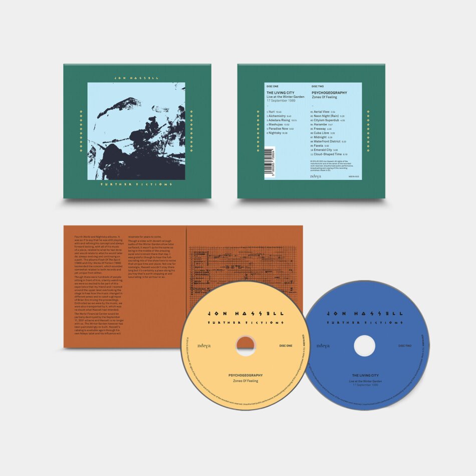 Jon Hassell - Further Fictions [The Living City/Psychogeography] 2023 Reissue, 2 CDs