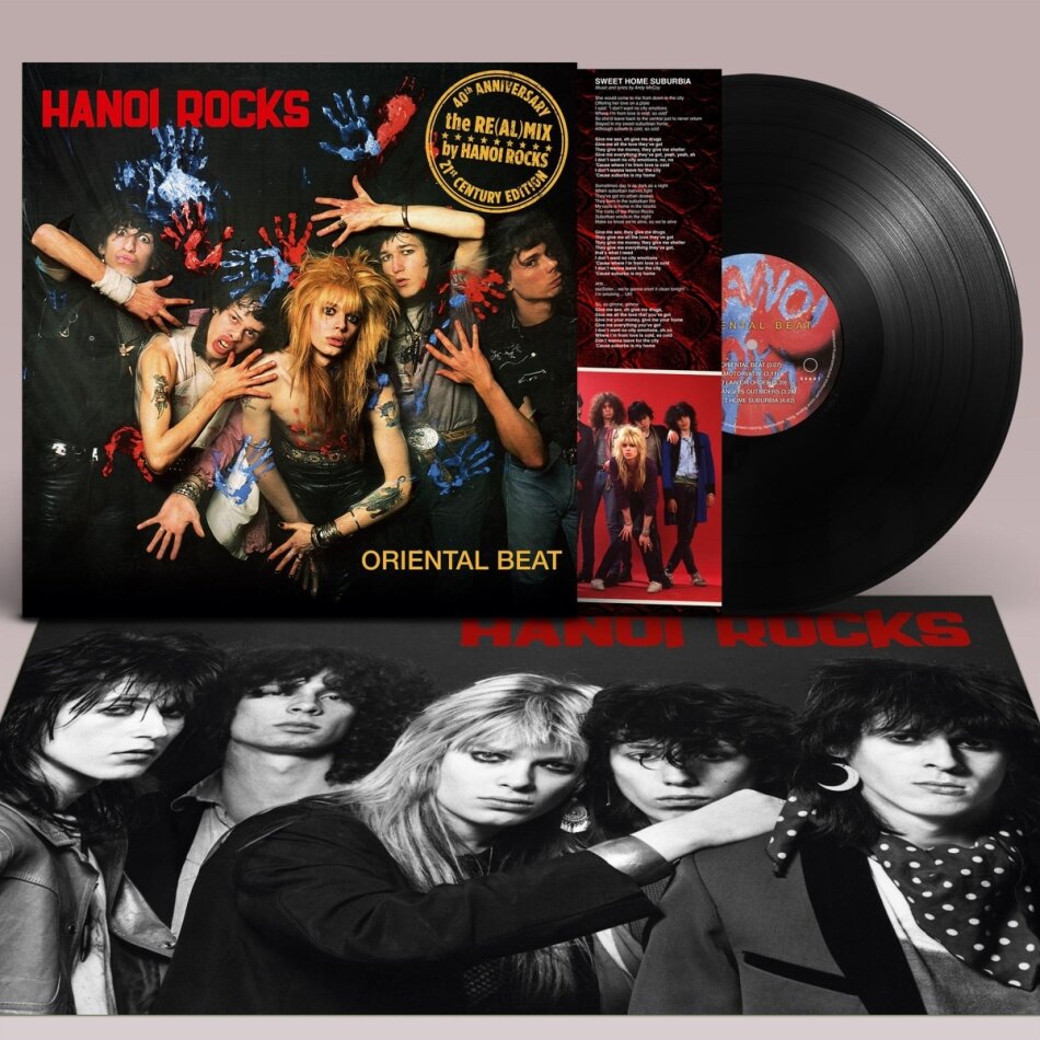 Hanoi Rocks - Oriental Beat 2023 Reissue, Svart Records, 40th Anniversary Edition, LP
