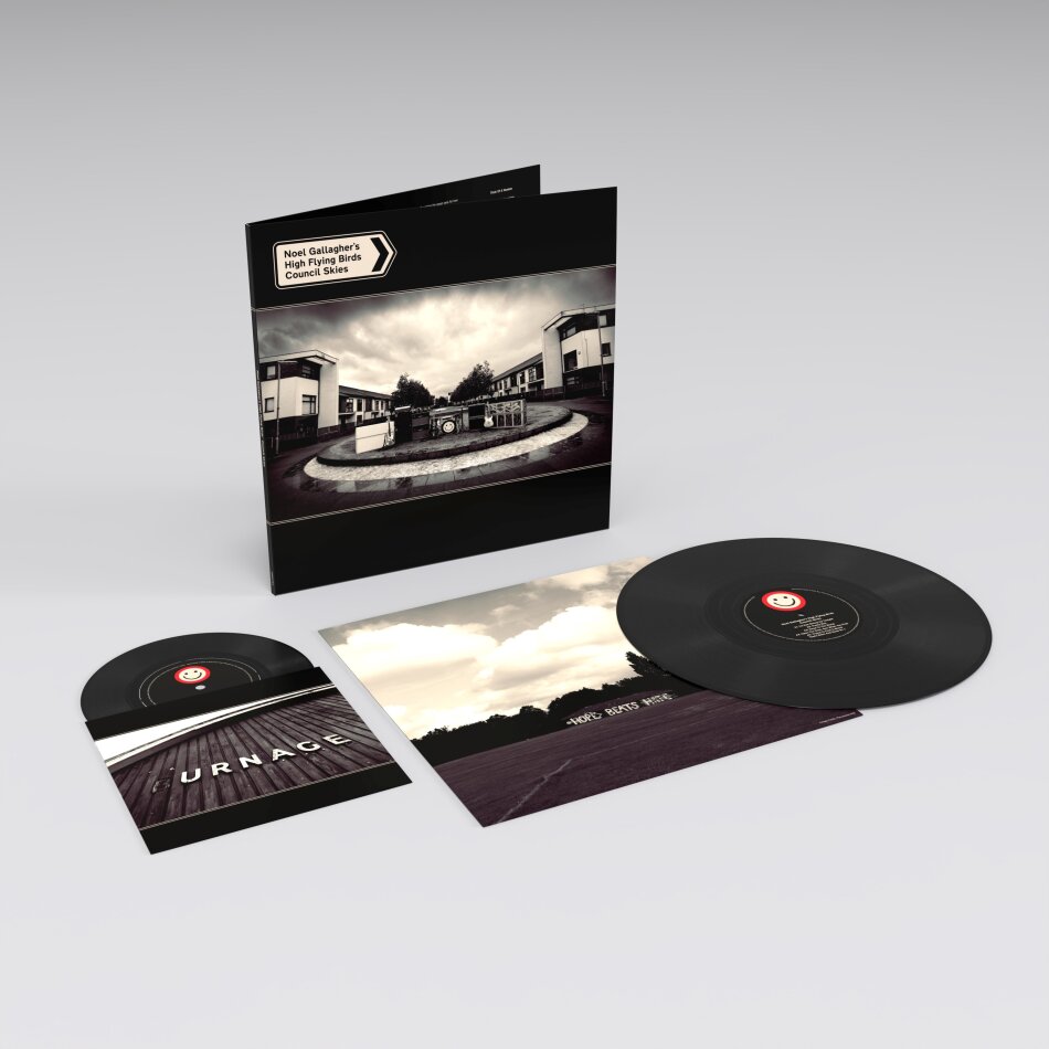 Noel Gallagher (Oasis) & High Flying Birds - Council Skies Gatefold, LP + 7" Single