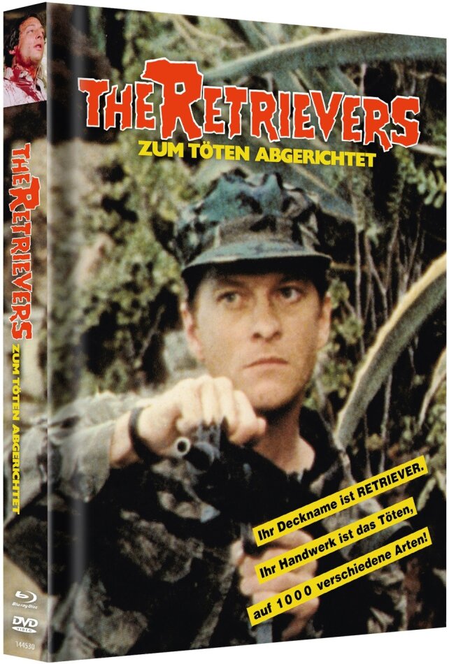 The Retrievers - Zum töten abgerichtet (1982) Cover D, Edizione Limitata, Mediabook, Blu-ray + DVD