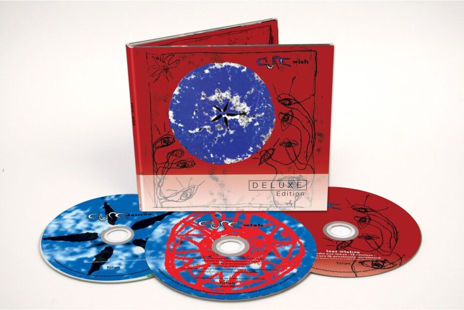The Cure - Wish 2023 Reissue, Jewelcase, 30th Anniversary Edition, 3 CDs