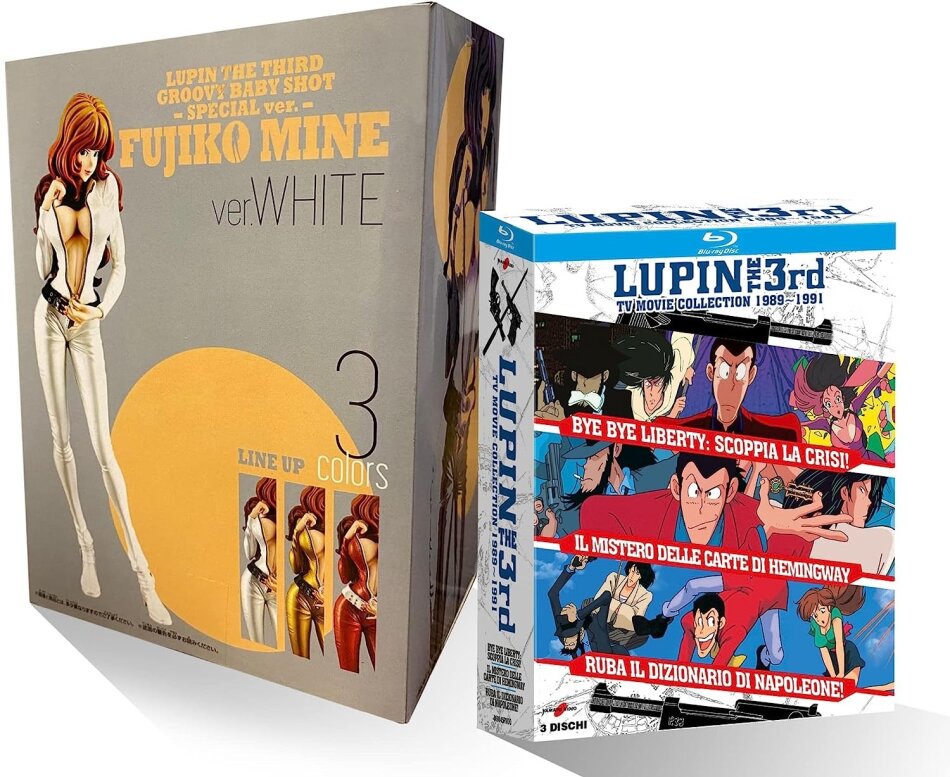 Lupin the 3rd - TV Movie Collection 1989-1991 con Figurina, 3 Blu-ray