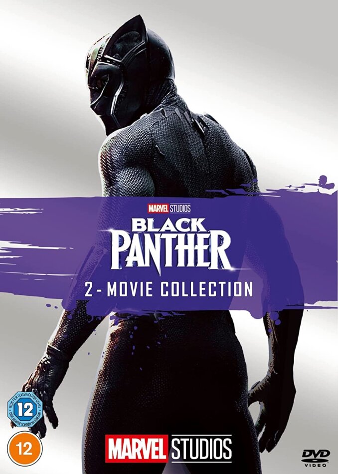 Black Panther 1+2 - 2-Movie Collection (2022) 2 DVDs