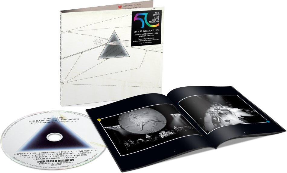 Pink Floyd - Dark Side Of The Moon - Live At Wembley 1974 Gatefold, 2023 Master