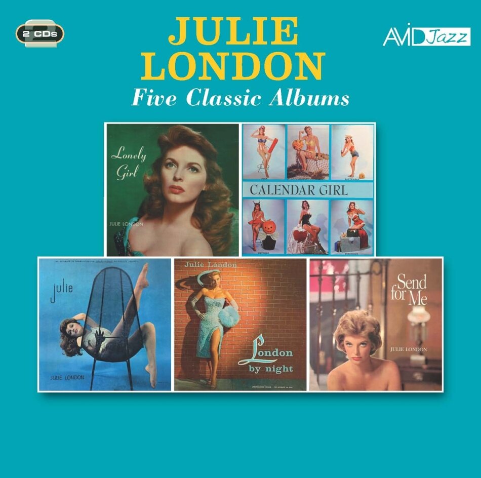 Julie London - Five Classic Albums 2023 Reissue, Avid Jazz, 2 CD