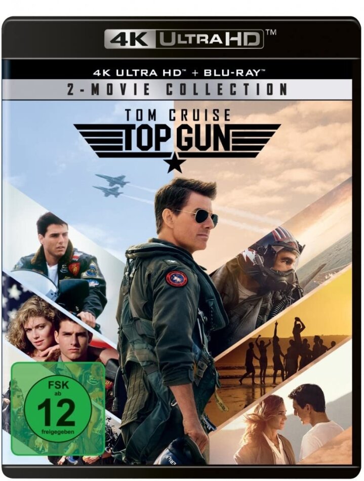 Top Gun (1986) / Top Gun: Maverick (2022) - 2 - Movie Collection 2 4K Ultra HDs + 2 Blu-rays